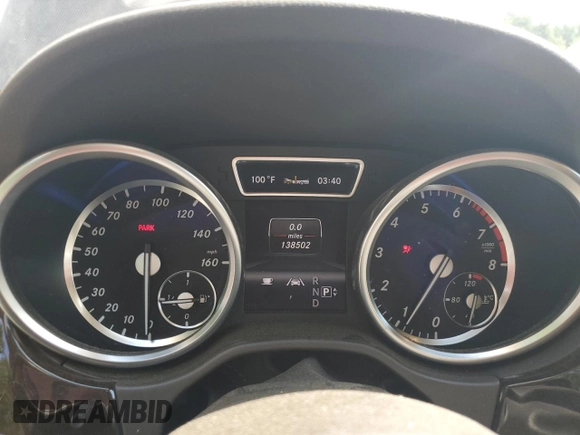 2013 Mercedes-Benz M 350 with VIN 4JGDA5HB6DA171851, listed as a Copart auction lot 63921665 with 138,502 mi miles and Salvage title. Bid and sale history available at DreamBid. Image 9.