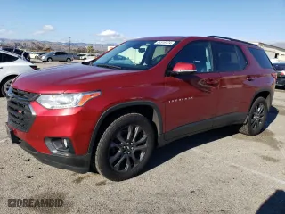 2019 Chevrolet Traverse RS with VIN 1GNERJKX6KJ249192, listed as a Copart auction lot 84519174 with 116,503 mi miles and Salvage Title. Bid and sale history available at carsss.com. Image 1.