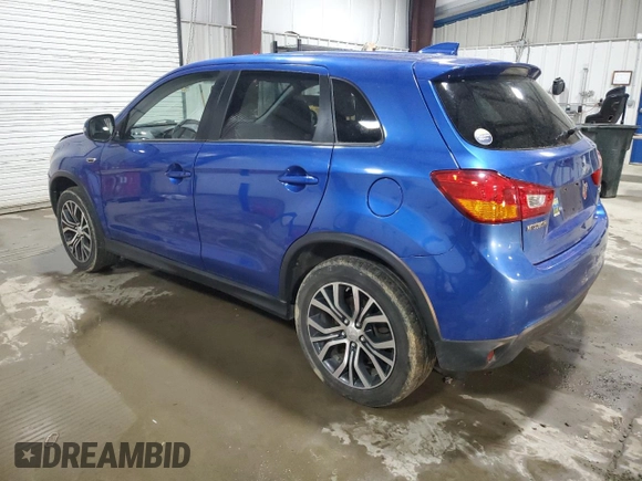 2017 Mitsubishi Outlander ES with VIN JA4AR3AU6HZ070178, listed as a Copart auction lot 54676355 with 72,501 mi miles and Salvage title. Bid and sale history available at DreamBid. Image 2.
