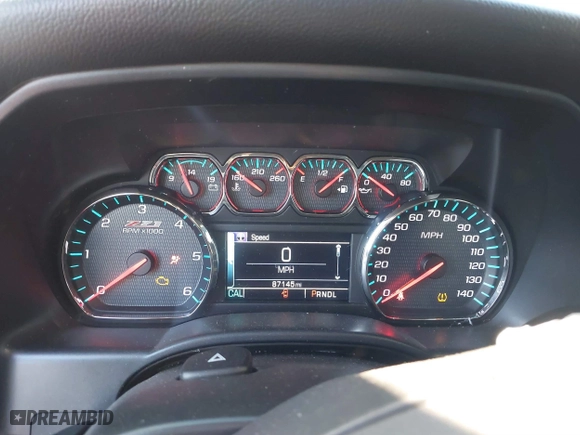 2018 Chevrolet Silverado 1500 LT with VIN 1GCVKREC0JZ177104, listed as a IAAI auction lot 41431324 with 87,145 mi miles. Bid and sale history available at carsss.com. Image 7.