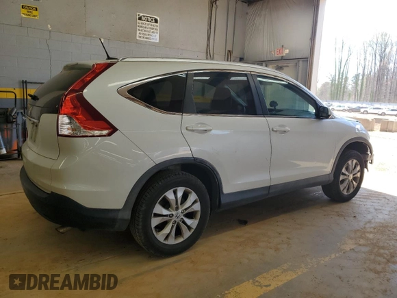 2012 Honda CR-V EX-L with VIN 5J6RM3H75CL002435, listed as a Copart auction lot 49788805 with 239,045 mi miles and Salvage Title. Bid and sale history available at carsss.com. Image 3.