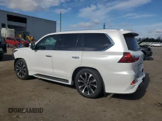 2021 Lexus LX 570 z VIN JTJDY7AX2M4347985, wystawiony jako Copart lot #50551935 z przebiegiem 59 197 mil mil oraz Szkoda całkowita • Salvage title. Historia ofert i sprzedaży dostępna na DreamBid. Obrazek 2.