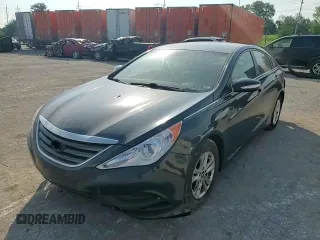 2014 Hyundai Sonata GLS with VIN 5NPEB4ACXEH913553, listed as a Copart auction lot 63059734 with 147,885 mi miles and Salvage Title. Bid and sale history available at carsss.com. Image 15.