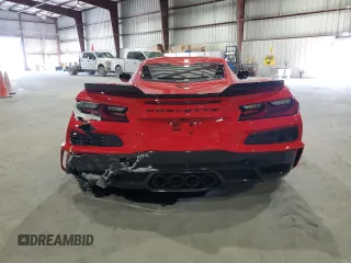 2023 Chevrolet Corvette 1LZ with VIN 1G1YD2D30P5602605, listed as a Copart auction lot 86160944 with 3,214 mi miles and Salvage Title. Bid and sale history available at DreamBid. Image 6.