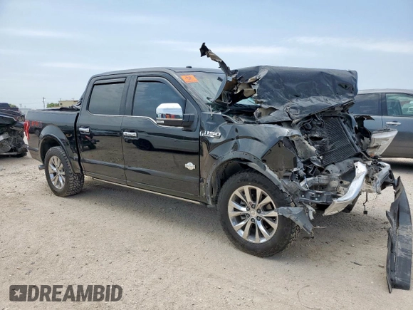 2017 Ford F-150 XL with VIN 1FTEW1EF1HFC13166, listed as a Copart auction lot 57793155 with Not provided miles and Non repairable. Bid and sale history available at DreamBid. Image 4.