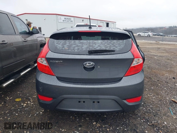 2012 Hyundai Accent SE with VIN KMHCU5AE9CU013458, listed as a IAAI auction lot 41475986 with 88,592 mi miles. Bid and sale history available at carsss.com. Image 16.