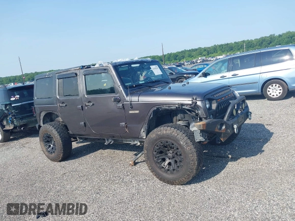 2016 Jeep Wrangler Unlimited Sport with VIN 1C4BJWDG9GL211030, listed as a IAAI auction lot 42459945 with 61,671 mi miles and . Bid and sale history available at DreamBid. Image 13.
