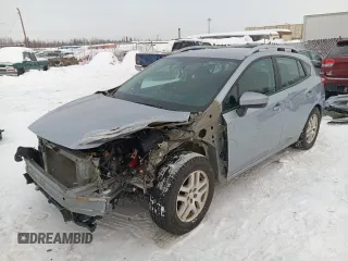 2018 Subaru Impreza Premium with VIN 4S3GTAD69J3725929, listed as a Copart auction lot 46491705 with 46,232 mi miles and Salvage Title. Bid and sale history available at carsss.com. Image 1.