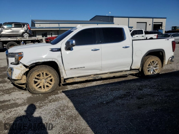 2021 GMC Sierra 1500 Limited SLT with VIN 1GTU9DET1MZ192192, listed as a Copart auction lot 83415564 with 80,323 mi miles and Salvage Title. Bid and sale history available at carsss.com. Image 1.