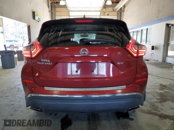 2018 Nissan Murano Platinum with VIN 5N1AZ2MGXJN169617, listed as a Copart auction lot 43350135 with 104,899 mi miles and Salvage Title. Bid and sale history available at carsss.com. Image 6.
