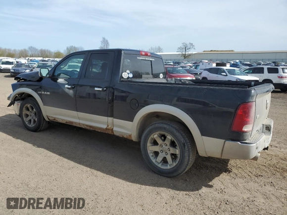 2009 Dodge 1500 Laramie with VIN 1D3HB18T99S731360, listed as a Copart auction lot 54969195 with 164,827 mi miles and Clean Title. Bid and sale history available at DreamBid. Image 2.