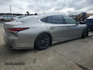 2018 Lexus LS with VIN JTHB51FF5J5006617, listed as a Copart auction lot 73493144 with 54,737 mi miles and Salvage Title. Bid and sale history available at carsss.com. Image 3.