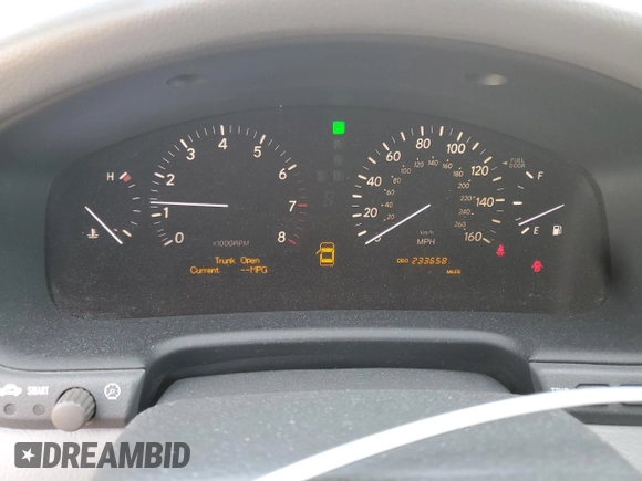 2004 Lexus LS 430 with VIN JTHBN36F240156231, listed as a Copart auction lot 55115825 with 233,658 mi miles and Salvage Title. Bid and sale history available at DreamBid. Image 9.