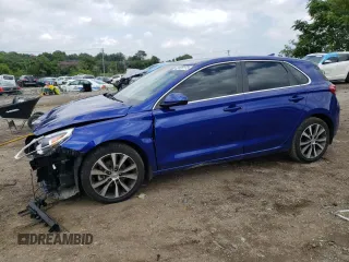 2020 Hyundai Elantra GT with VIN KMHH35LE7LU145821, listed as a Copart auction lot 77700433 with 33,312 mi miles and Salvage Title. Bid and sale history available at carsss.com. Image 1.