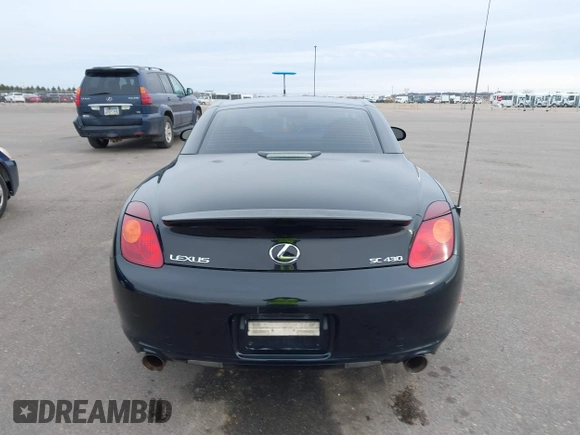 2002 Lexus SC with VIN JTHFN48Y120003925, listed as a IAAI auction lot 41921006 with 157,235 mi miles. Bid and sale history available at carsss.com. Image 16.