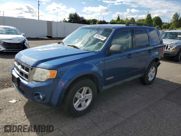 2008 Ford Escape Hybrid with VIN 1FMCU59H78KE46326, listed as a Copart auction lot 69976924 with 215,094 mi miles and Salvage title. Bid and sale history available at DreamBid. Image 1.