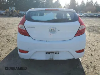 2016 Hyundai Accent SE with VIN KMHCT5AE4GU290513, listed as a Copart auction lot 51863465 with 52,577 mi miles and Salvage Title. Bid and sale history available at carsss.com. Image 6.
