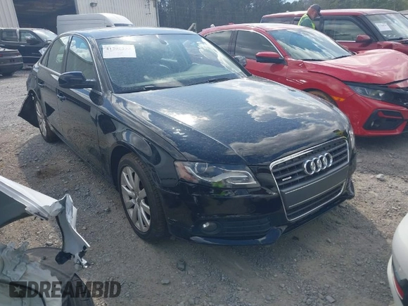 2010 Audi A4 2.0T Premium Plus with VIN WAUFFAFL0AN065190, listed as a IAAI auction lot 41796233 with 139,569 mi miles. Bid and sale history available at carsss.com. Image 1.