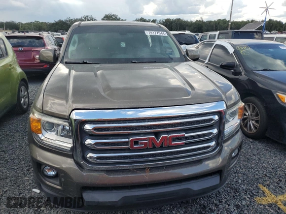 2016 GMC Canyon 2WD SLE with VIN 1GTG5CE33G1152962, listed as a Copart auction lot 74177544 with 0 mi miles and Salvage Title. Bid and sale history available at carsss.com. Image 5.