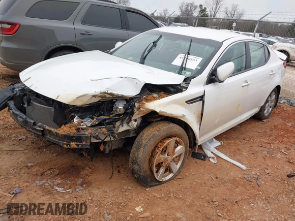 2015 Kia Optima LX with VIN KNAGM4A73F5646213, listed as a IAAI auction lot 41290553 with 101,415 mi miles. Bid and sale history available at carsss.com. Image 18.