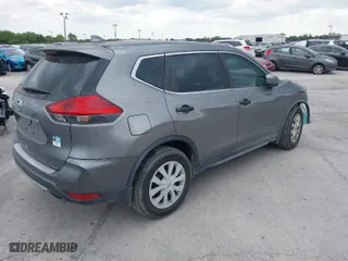 2017 Nissan Rogue SV with VIN KNMAT2MT5HP572065, listed as a IAAI auction lot 41866365 with 69,021 mi miles. Bid and sale history available at carsss.com. Image 4.