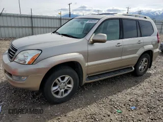 2004 Lexus GX 470 with VIN JTJBT20X840036305, listed as a Copart auction lot 56064085 with 215,194 mi miles and Clean Title. Bid and sale history available at DreamBid. Image 1.