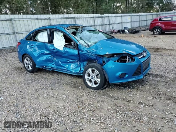 2014 Ford Focus SE with VIN 1FADP3F29EL190660, listed as a Copart auction lot 84401824 with 0 mi miles and Non Repairable. Bid and sale history available at carsss.com. Image 13.