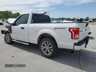 2016 Ford F-150 XL with VIN 1FTMF1C8XGKD36678, listed as a Copart auction lot 54165755 with 109,829 mi miles and Salvage Title. Bid and sale history available at DreamBid. Image 2.