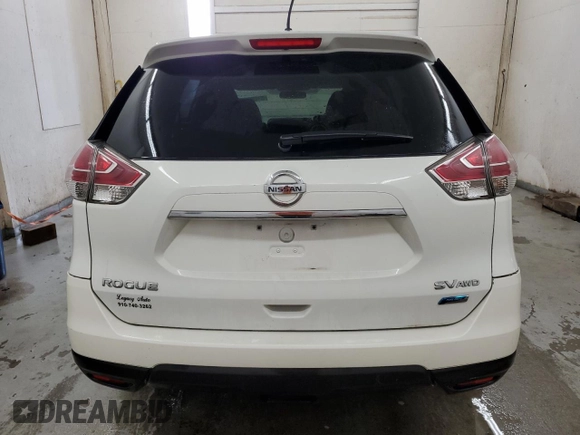 2014 Nissan Rogue SV with VIN 5N1AT2MT2EC760492, listed as a Copart auction lot 51298075 with 131,996 mi miles and Salvage Title. Bid and sale history available at carsss.com. Image 6.