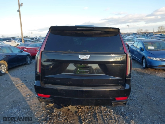 2024 Cadillac Escalade 4WD Sport Platinum with VIN 1GYS4GKL7RR253378, listed as a IAAI auction lot 40995111 with 10,465 mi miles. Bid and sale history available at carsss.com. Image 16.