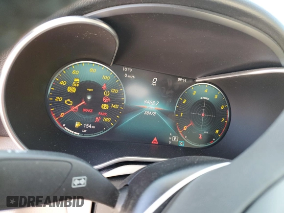 2019 Mercedes-Benz C 300 z VIN WDDWK8EB9KF780065, wystawiony jako Copart lot #67057993 z przebiegiem 38 478 mil mil oraz Szkoda całkowita • Salvage title. Historia ofert i sprzedaży dostępna na DreamBid. Obrazek 9.
