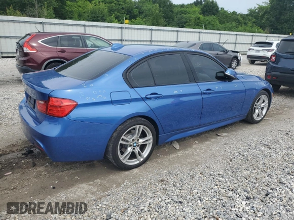 2013 BMW 3 Series 328i xDrive with VIN WBA3B3C58DF536503, listed as a Copart auction lot 61086675 with 86,664 mi miles and Salvage title. Bid and sale history available at DreamBid. Image 3.