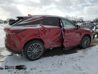 2023 Lexus RX 350h with VIN 2T2BBMCA0PC014846, listed as a Copart auction lot 88966745 with 13,384 mi miles and Salvage Title. Bid and sale history available at DreamBid. Image 3.
