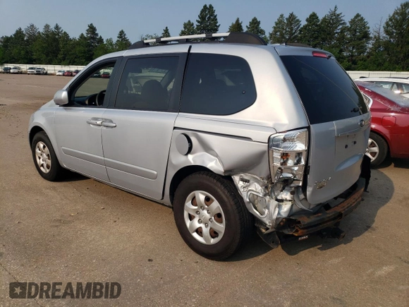 2008 Kia Sedona with VIN KNDMB133186266403, listed as a Copart auction lot 64000144 with 147,147 mi miles and Salvage Title. Bid and sale history available at carsss.com. Image 2.