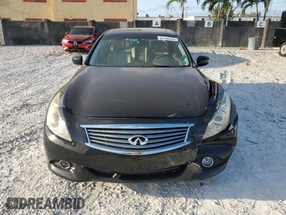 2011 Infiniti G37 x Sport Appearance Edition with VIN JN1CV6AR9BM412947, listed as a Copart auction lot 54158255 with 125,480 mi miles and Salvage Title. Bid and sale history available at DreamBid. Image 5.