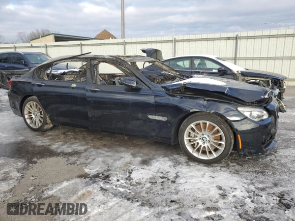 2014 BMW 7 Series ALPINA B7 xDrive with VIN WBAYF8C50ED142076, listed as a Copart auction lot 41521835 with Not Provided miles and Salvage Title. Bid and sale history available at DreamBid. Image 4.