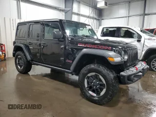 2018 Jeep Wrangler Unlimited Rubicon z VIN 1C4HJXFG4JW176917, wystawiony jako Copart lot #50387035 z przebiegiem 112 687 mil mil oraz Czysty tytuł • Clean title. Historia ofert i sprzedaży dostępna na DreamBid. Obrazek 4.