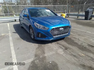 2018 Hyundai Sonata Sport with VIN 5NPE34AF4JH701183, listed as a IAAI auction lot 41901813 with 99,132 mi miles and . Bid and sale history available at carsss.com. Image 1.