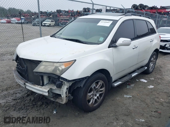 2008 Acura MDX with VIN 2HNYD28218H555257, listed as a IAAI auction lot 41560807 with Not Provided miles and . Bid and sale history available at DreamBid. Image 2.