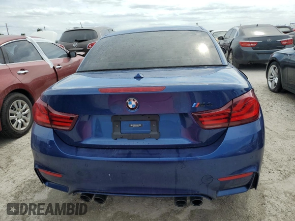 2020 BMW M4 with VIN WBS4Z9C0XL5N76184, listed as a Copart auction lot 75075674 with 16,485 mi miles and Salvage Title. Bid and sale history available at carsss.com. Image 6.