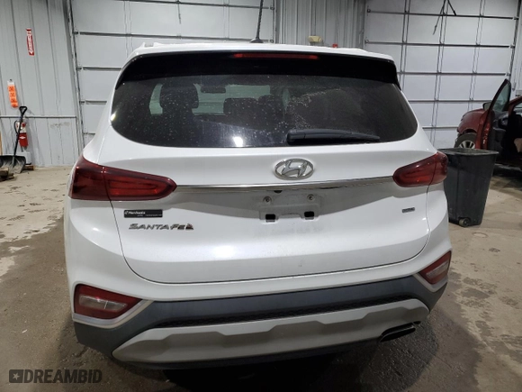 2020 Hyundai Santa Fe SE with VIN 5NMS2CAD1LH229541, listed as a Copart auction lot 85971114 with 83,879 mi miles and Salvage Title. Bid and sale history available at carsss.com. Image 6.