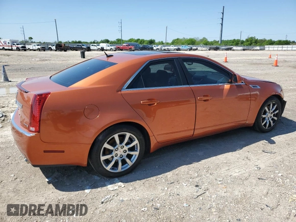 2008 Cadillac CTS RWD w/1SB with VIN 1G6DV57V680187437, listed as a Copart auction lot 51904345 with 129,211 mi miles and Salvage Title. Bid and sale history available at carsss.com. Image 3.