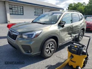 2021 Subaru Forester Premium with VIN JF2SKAFC5MH551043, listed as a Copart auction lot 61952115 with 26,809 mi miles and Salvage title. Bid and sale history available at DreamBid. Image 1.