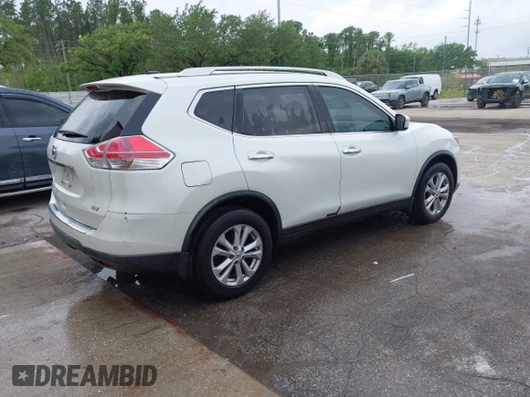 2015 Nissan Rogue S with VIN KNMAT2MT9FP527207, listed as a IAAI auction lot 41927365 with 139,876 mi miles and . Bid and sale history available at DreamBid. Image 4.