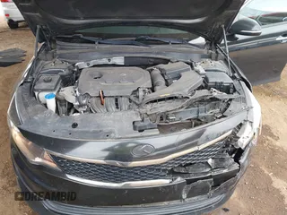 2016 Kia Optima LX with VIN KNAGT4L32G5111503, listed as a IAAI auction lot 42011975 with 114,476 mi miles. Bid and sale history available at carsss.com. Image 10.