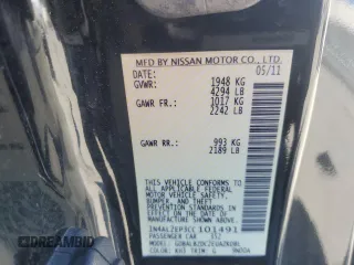 2012 Nissan Altima 2.5 S with VIN 1N4AL2EP3CC101491, listed as a Copart auction lot 50145885 with 185,992 mi miles and Salvage Title. Bid and sale history available at carsss.com. Image 12.