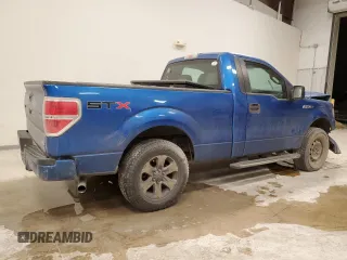 2013 Ford F-150 XL with VIN 1FTMF1CF5DFD02991, listed as a Copart auction lot 46853675 with 127,474 mi miles and Salvage title. Bid and sale history available at DreamBid. Image 3.
