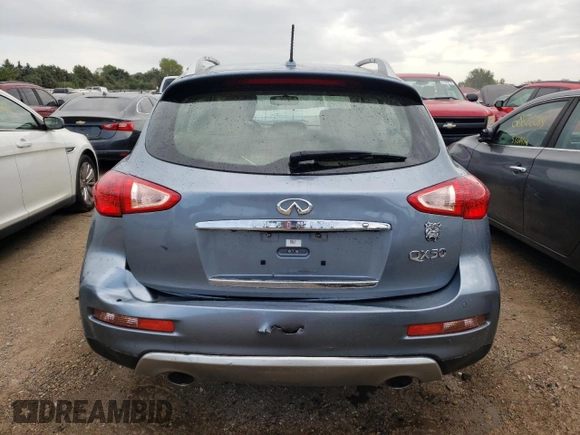 2017 Infiniti QX50 with VIN JN1BJ0RR8HM403528, listed as a Copart auction lot 68048884 with 61,703 mi miles and Salvage Title. Bid and sale history available at carsss.com. Image 6.