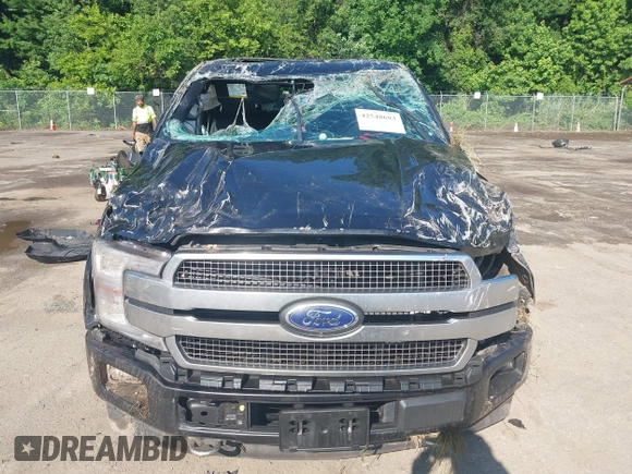 2020 Ford F-150 XL with VIN 1FTEW1E41LFC07150, listed as a IAAI auction lot 42548693 with 59,166 mi miles and . Bid and sale history available at DreamBid. Image 12.