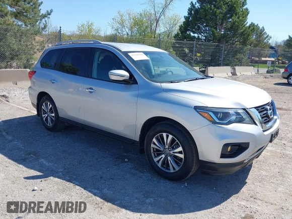 2017 Nissan Pathfinder S with VIN 5N1DR2MN5HC683800, listed as a IAAI auction lot 42228769 with 44,029 mi miles and . Bid and sale history available at DreamBid. Image 1.